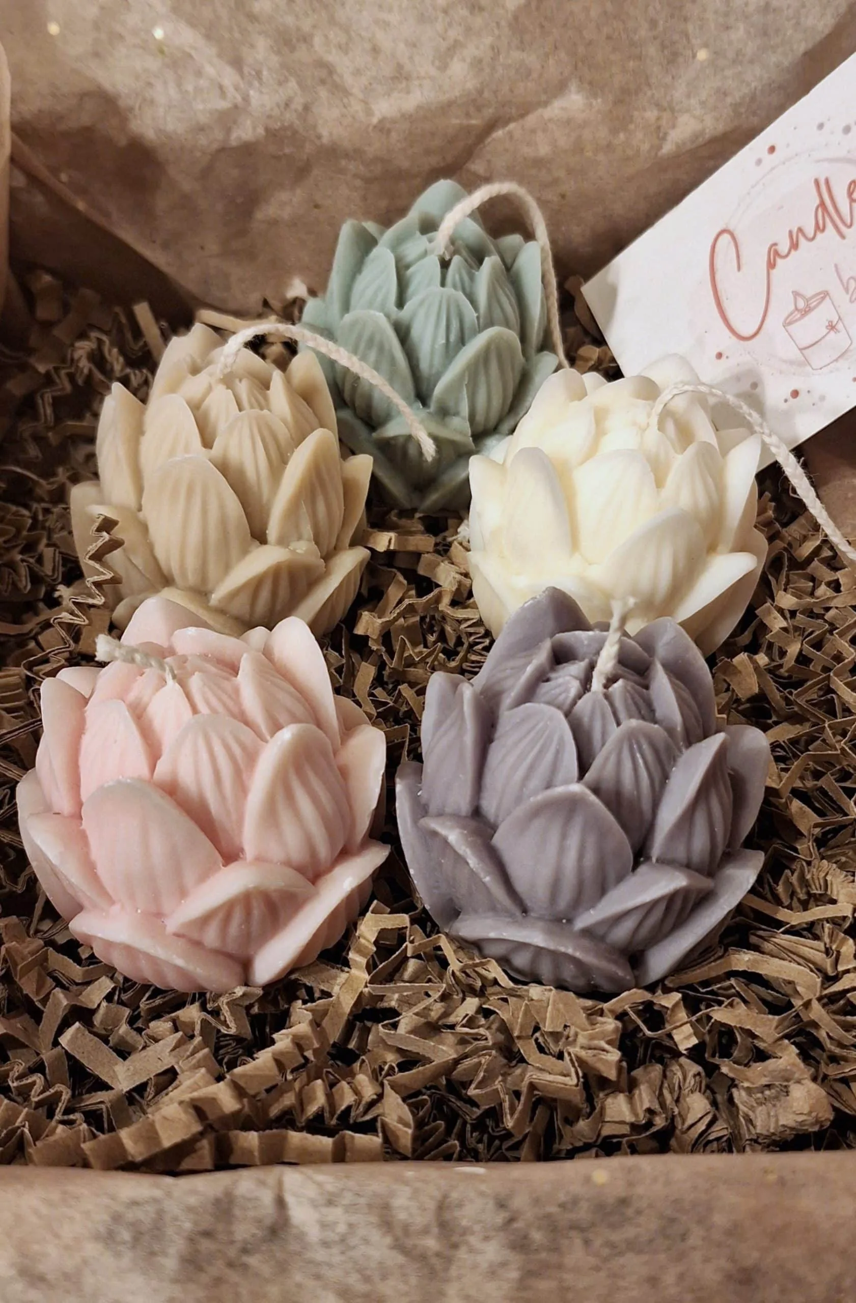 lotus, lotusbloem, bloem, kaars