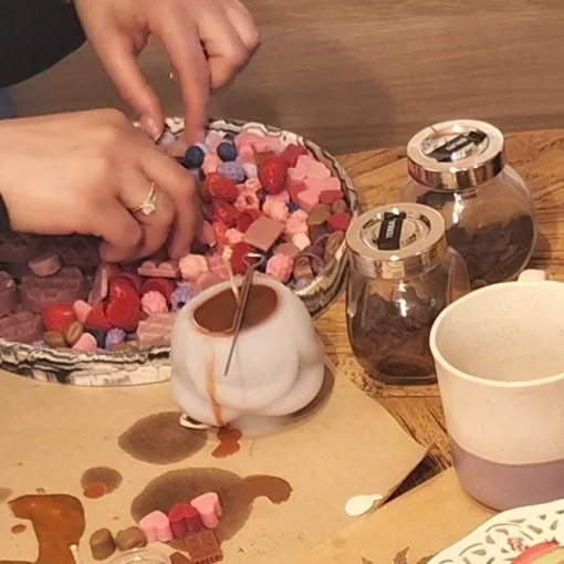 Workshop kaarsen, Jesmonite & een slagroom geurkaars! - Afbeelding 2