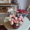 Herfst kaarsen & droogbloemen