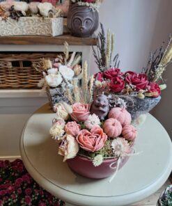 Herfst kaarsen & droogbloemen