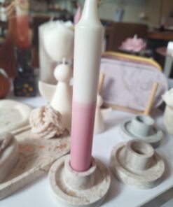 Alternative view of Jesmonite kandelaar